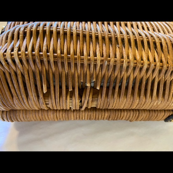 Kate Spade wicker purse - Picture 3 of 8